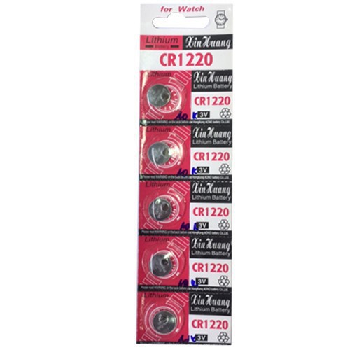 PIN CR1220 Lithium (1 vỉ 5 viên)