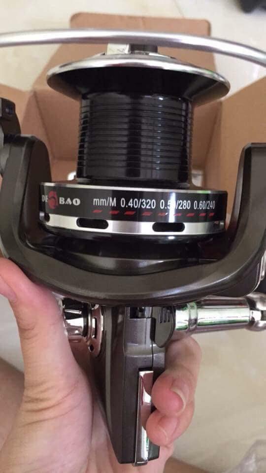 MÁY CÂU DEBAO RS 8000-9000 full kim loại câu cá lớn ( cần câu cá giang nam ) big sale