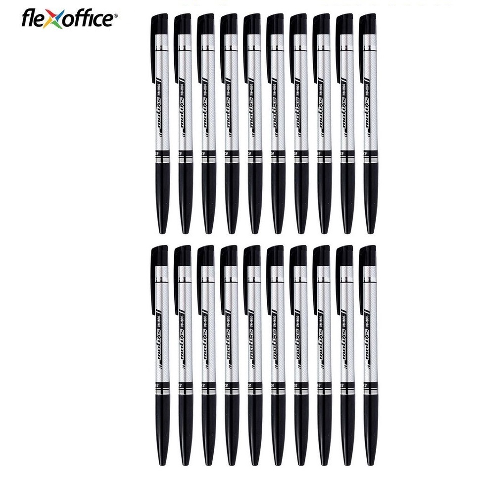 Combo 5 cây bút bi Flexoffice FO-024 ngòi 0.7mm