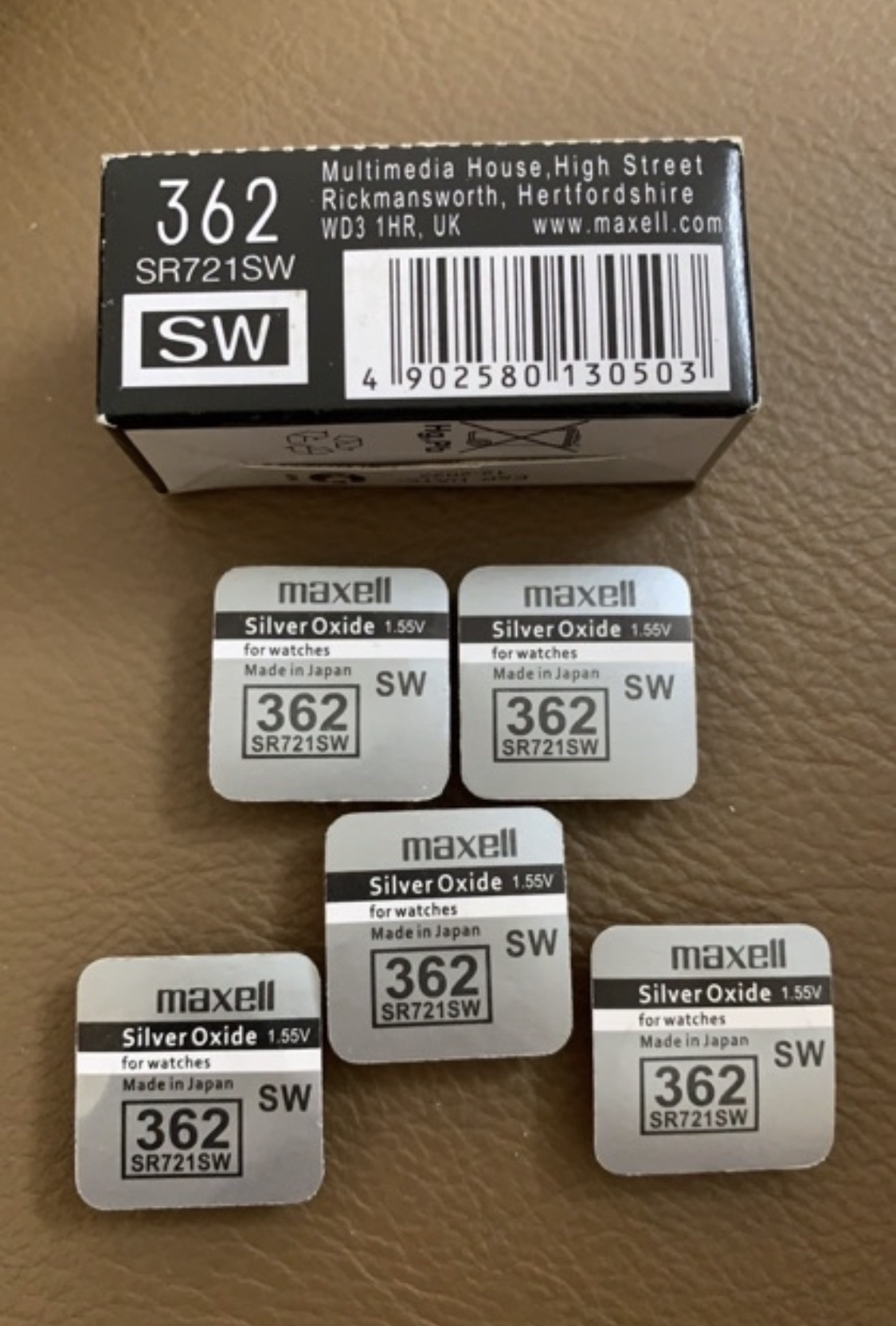 PIN ĐỒNG HỒ Maxell SR721SW-362 Chính hãng