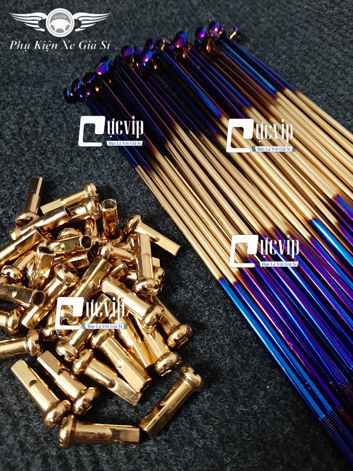 Bộ Căm 2 Màu 1.49 (1 Bánh Đùm) Sirius, Raider, Satria MS3006
