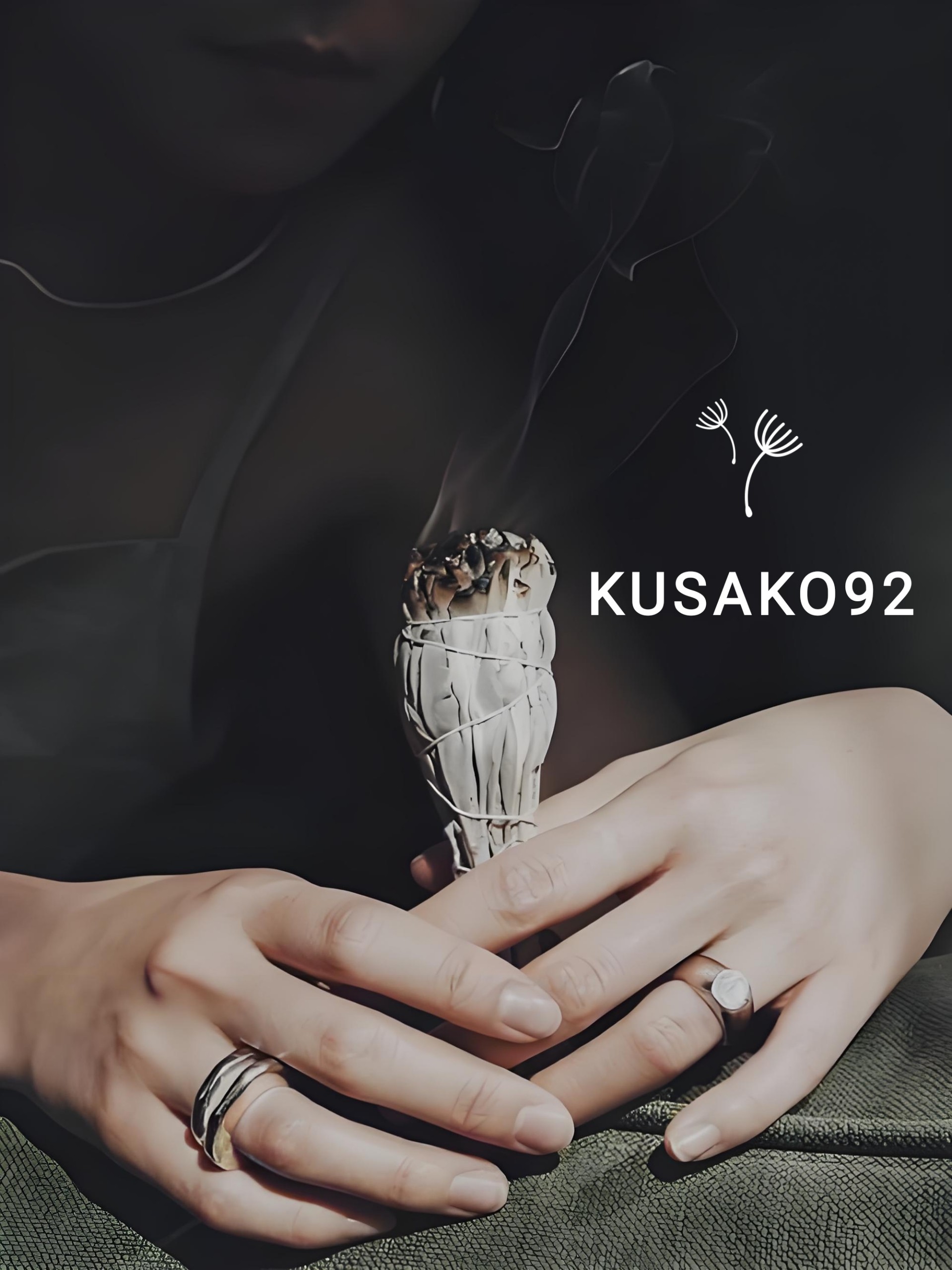 (Sỉ và Lẻ) Bó Xô Thơm Trắng/ White Sage/ Lá Sage Thanh Tẩy Không Gian Kusako92 (chuẩn Nam California)
