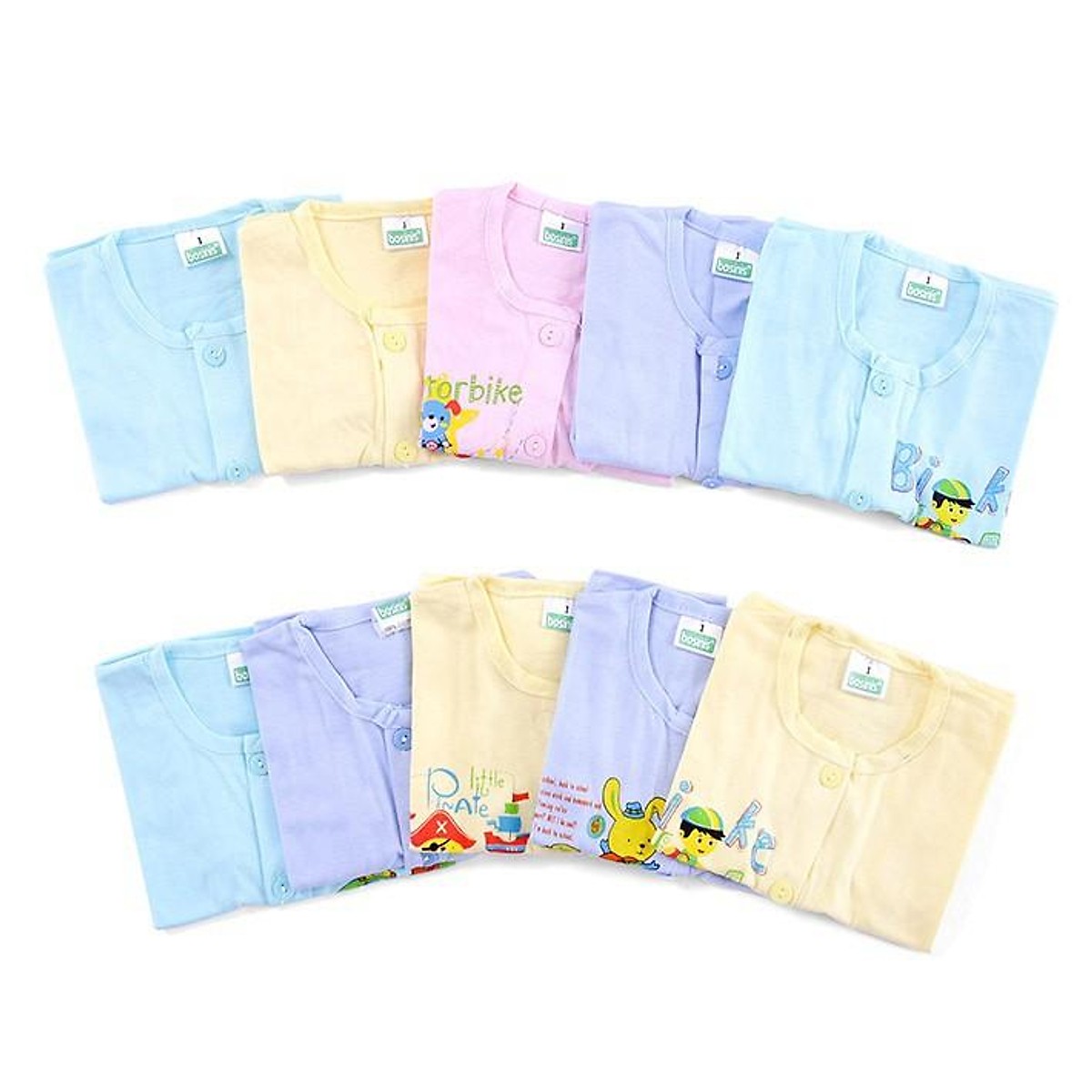 [HCM]Combo 27 món đồ màu cho trẻ sơ sinh 2-7 ký
