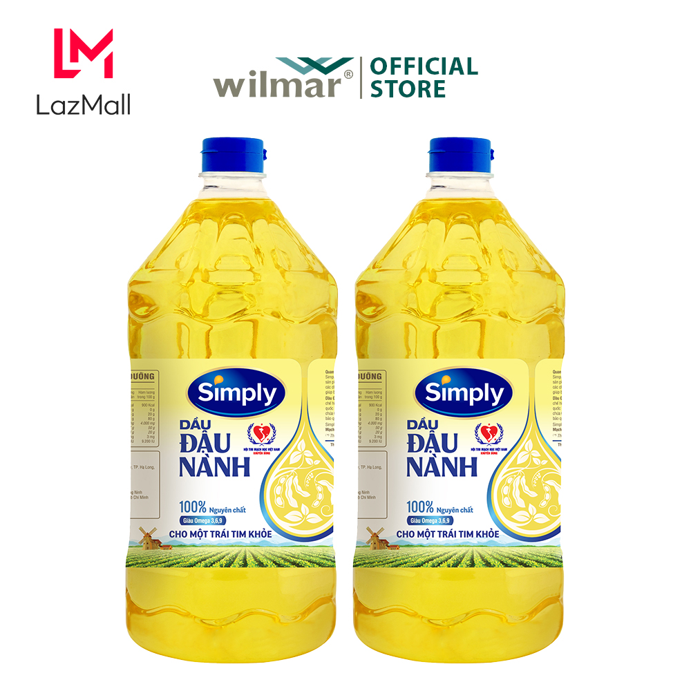 [Combo 2 Chai] Dầu đậu nành Simpy 2L