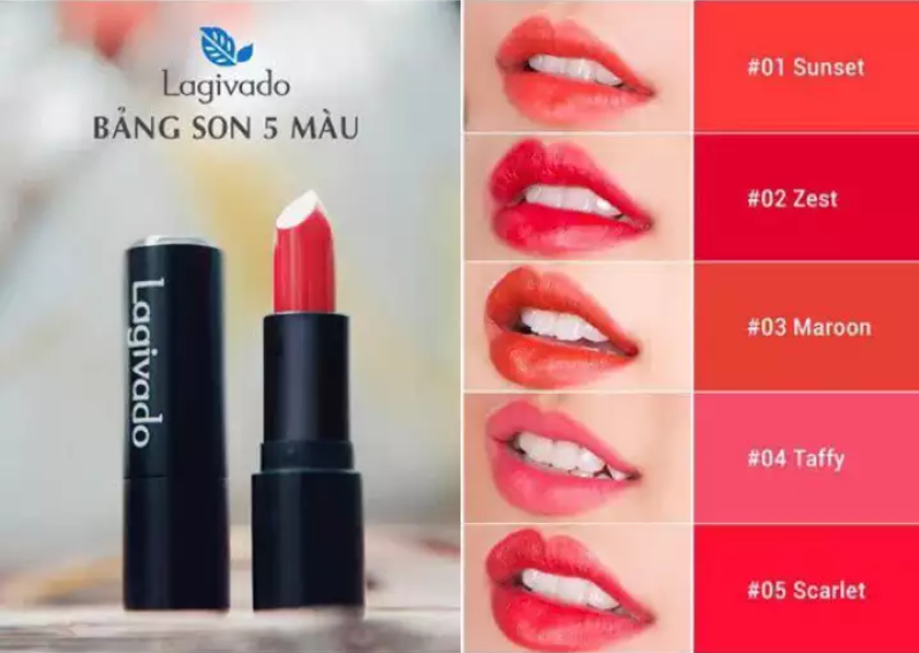 Son Lì Pha Dưỡng Lagivado hàn quốc (Lagivado Lip Satin) 3.5g