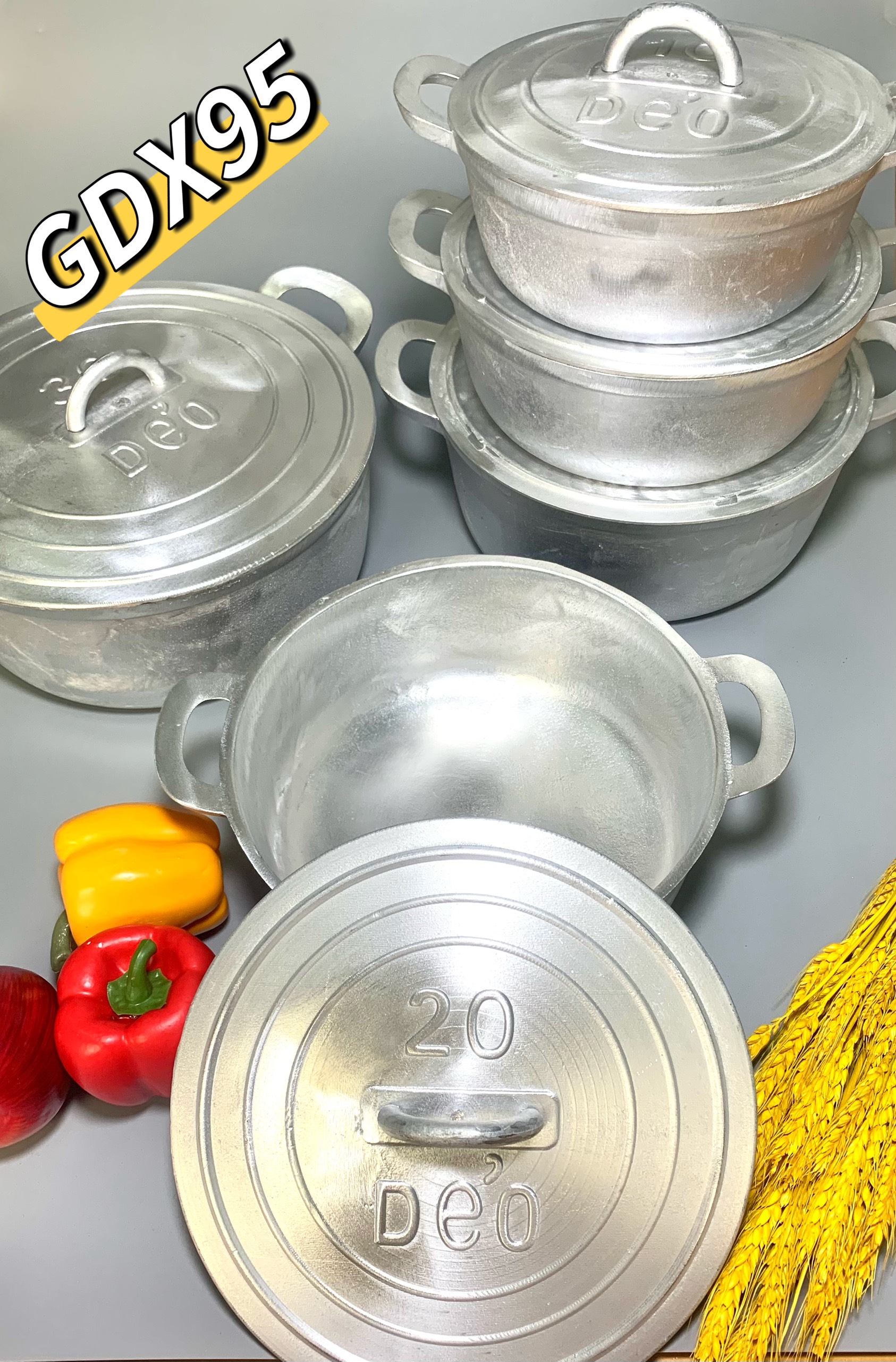 Nồi gang đúc 25cm siêu dầy siêu bóng