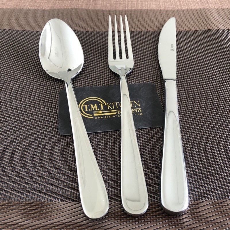 Combo 3 Dao muỗng nĩa ăn SOLA Cutlery Netherland Inox sus 304 nguyên chất Hà Lan Cao Cấp