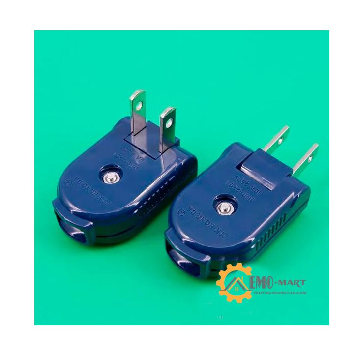 Phích cắm chân dẹt xoay 90°