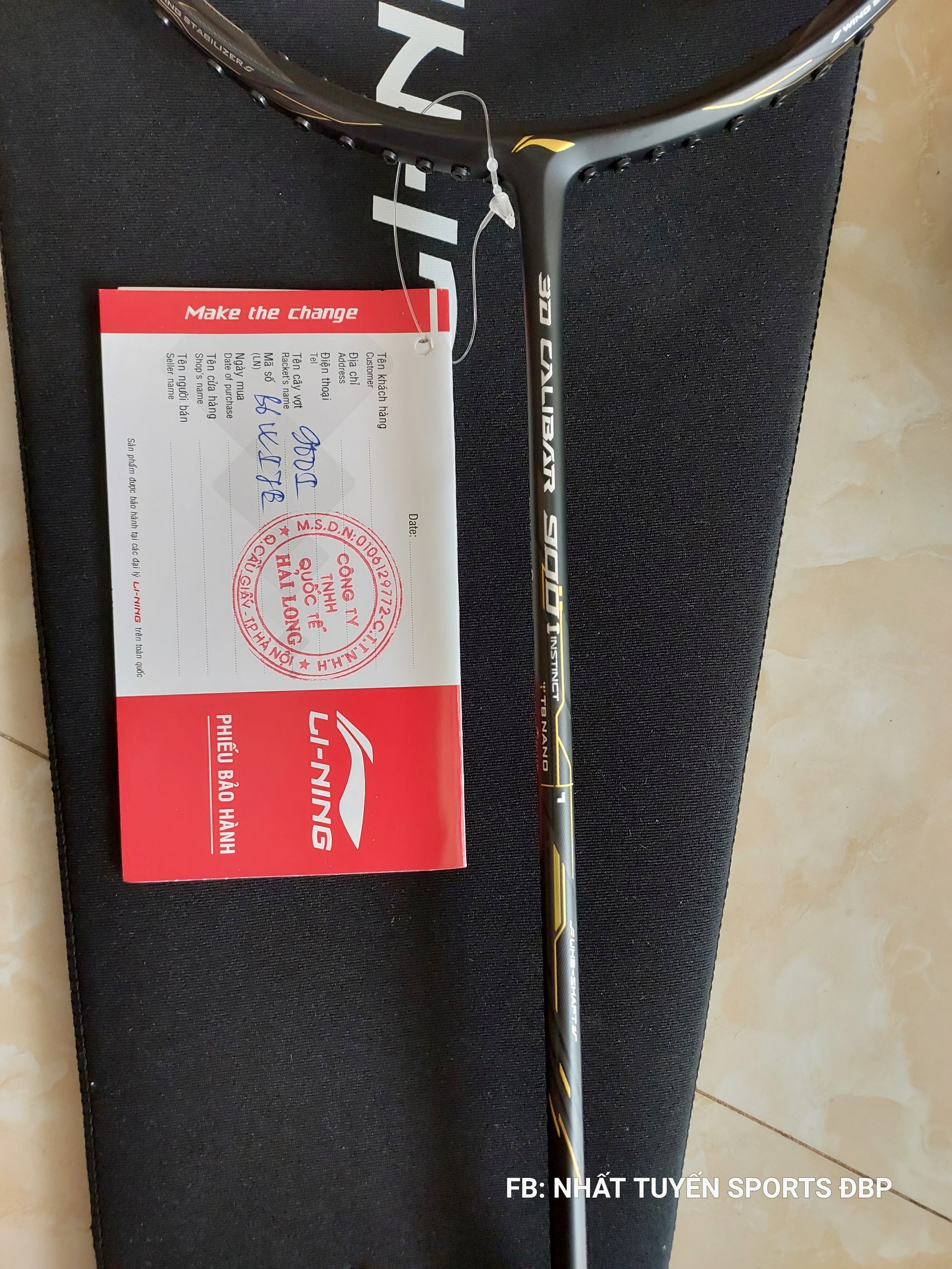 Vợt cầu lông Lining 3D Calibar 900I   - 5U (Chính hãng)
