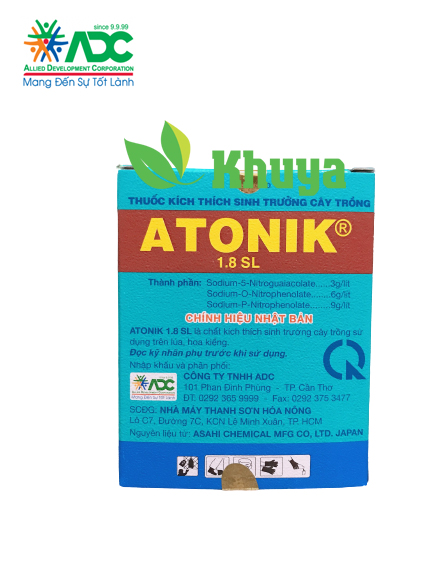 Hộp Chất kích thích tăng trưởng ADC Atonik 10 gói loại 10ml và 15ml