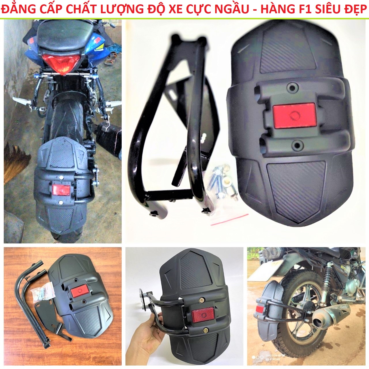 DÈ CHẮN BÙN LOẠI SIÊU CẤP XP2 CHO XE MÁY , DÈ CHẮN BÙN SAU XE MÁY LOẠI DÀY ĐẸP , CHAN BUN XE MAY SIEU CHAT, PHỤ KIỆN XE MÁY