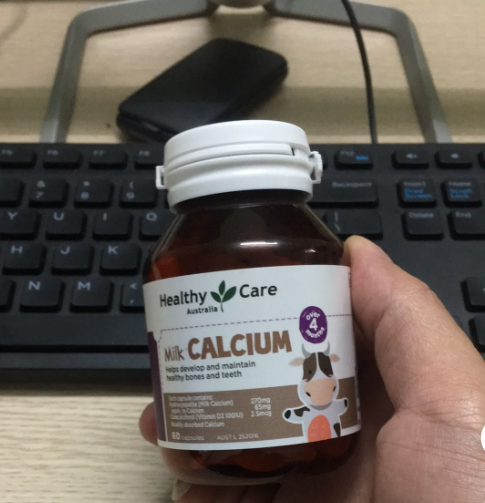 [ 60 VIÊN] Milk Canxi Healthy Care Úc Cho Bé