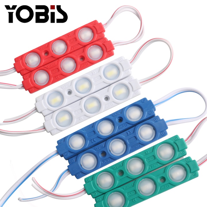 LED hắt cạnh nổi Module 3 bóng Yobis chóa thấp 1,5w đa công dụng, dễ thi công, chống nước, ánh sáng trắng