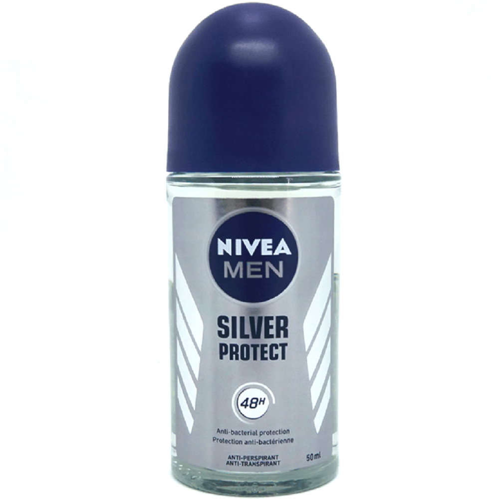 Lăn Khử Mùi 50ml Cho Nam Nivea Phân Tử Bạc (Silver Protecter)