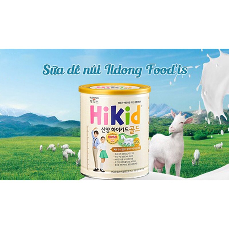 Sữa hikid dê nội địa Hàn 1 - 9 tuổi 700g