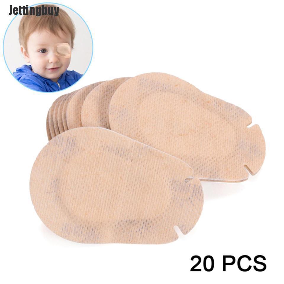 Jettingbuy 20Pcs Amblyopia Eye Patche Child Amblyopia Training Orthoptic Corrected Eyeshade