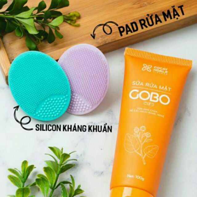 miếng Pad rửa mặt GOBO làm sạch sâu, hết mụn hiệu quả