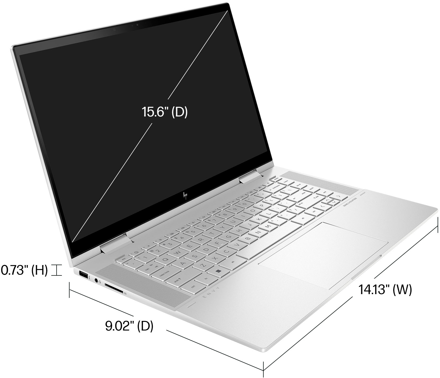HP ENVY x360 2-in-1 15.6" Touch-Screen Laptop, tặng thêm Offline Professional Plus 2019 trị giá 1tr5