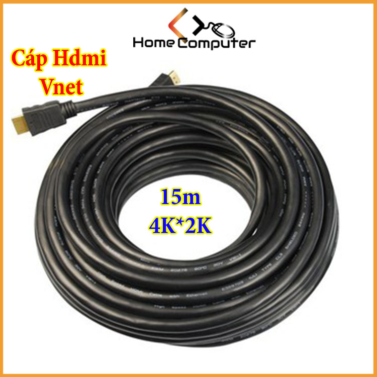 Dây hdmi, cáp hdmi vnet/arrigato 10m 15m 20m lõi đồng hdtv 4k*2k chuẩn full hd 1080p - bh 6 tháng