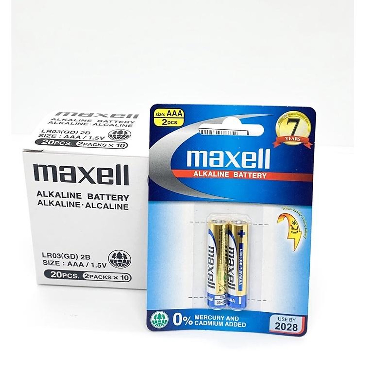 Pin aa / aaa maxell alkaline 1,5v - hàng chính hãng