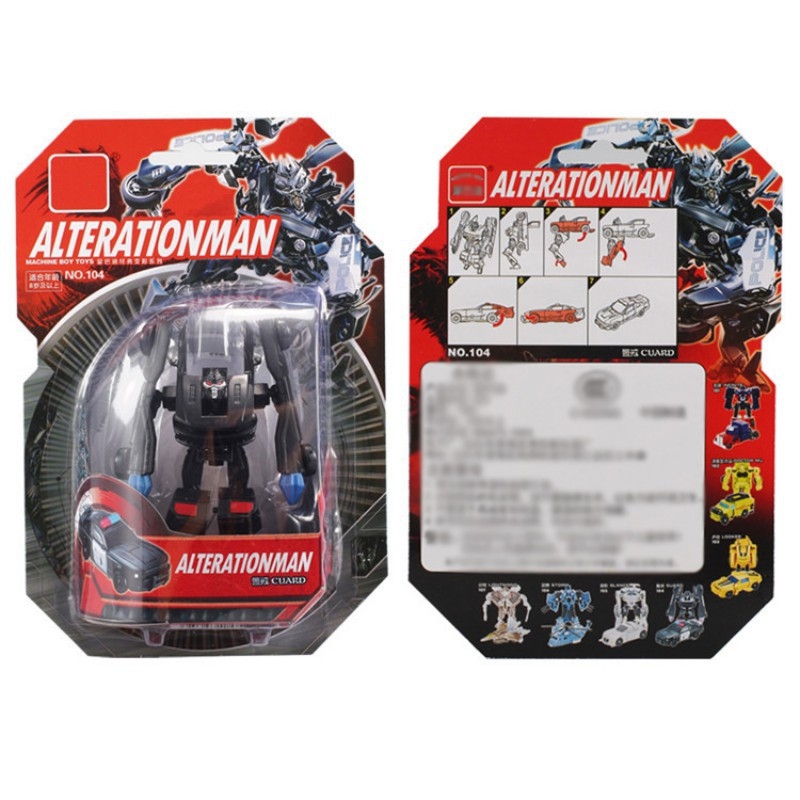 [HCM]Robot biến hình Transformer mini - Robot xe mini nhựa ABS