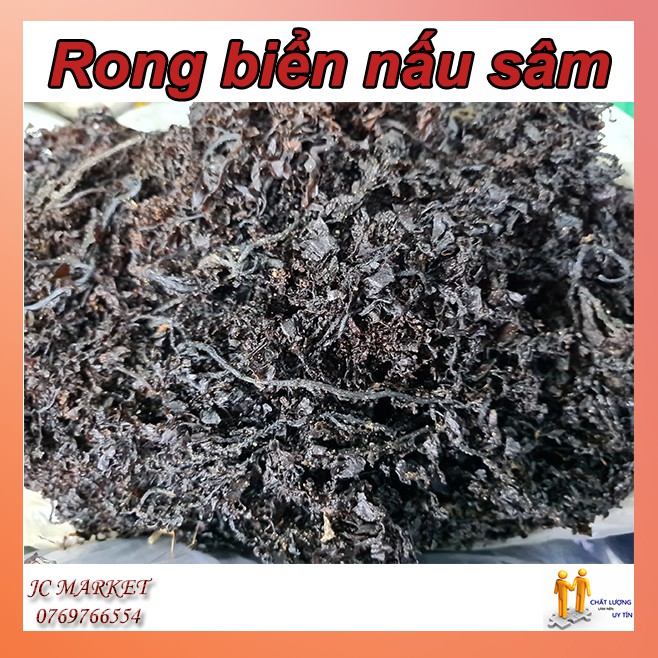 Rong Biển Nấu Nước Sâm (rong đen ráo tay) 1Kg