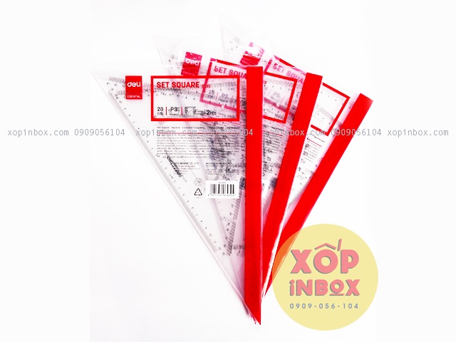 Thước Eke vẽ kỹ thuật Set Square 28cm 2pcs