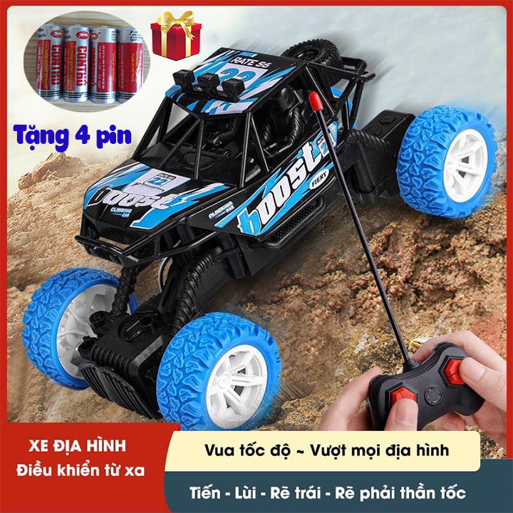 Xe ô tô địa hình đồ chơi quán tính bánh đà cho bé chất liệu nhựa an toàn