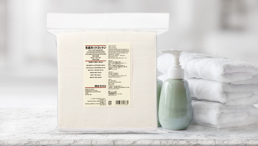 Bông tẩy trang Muji 180 miếng