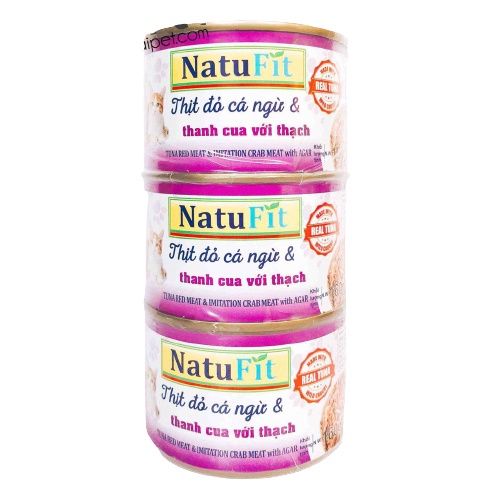Pate chó mèo Natufit 160g