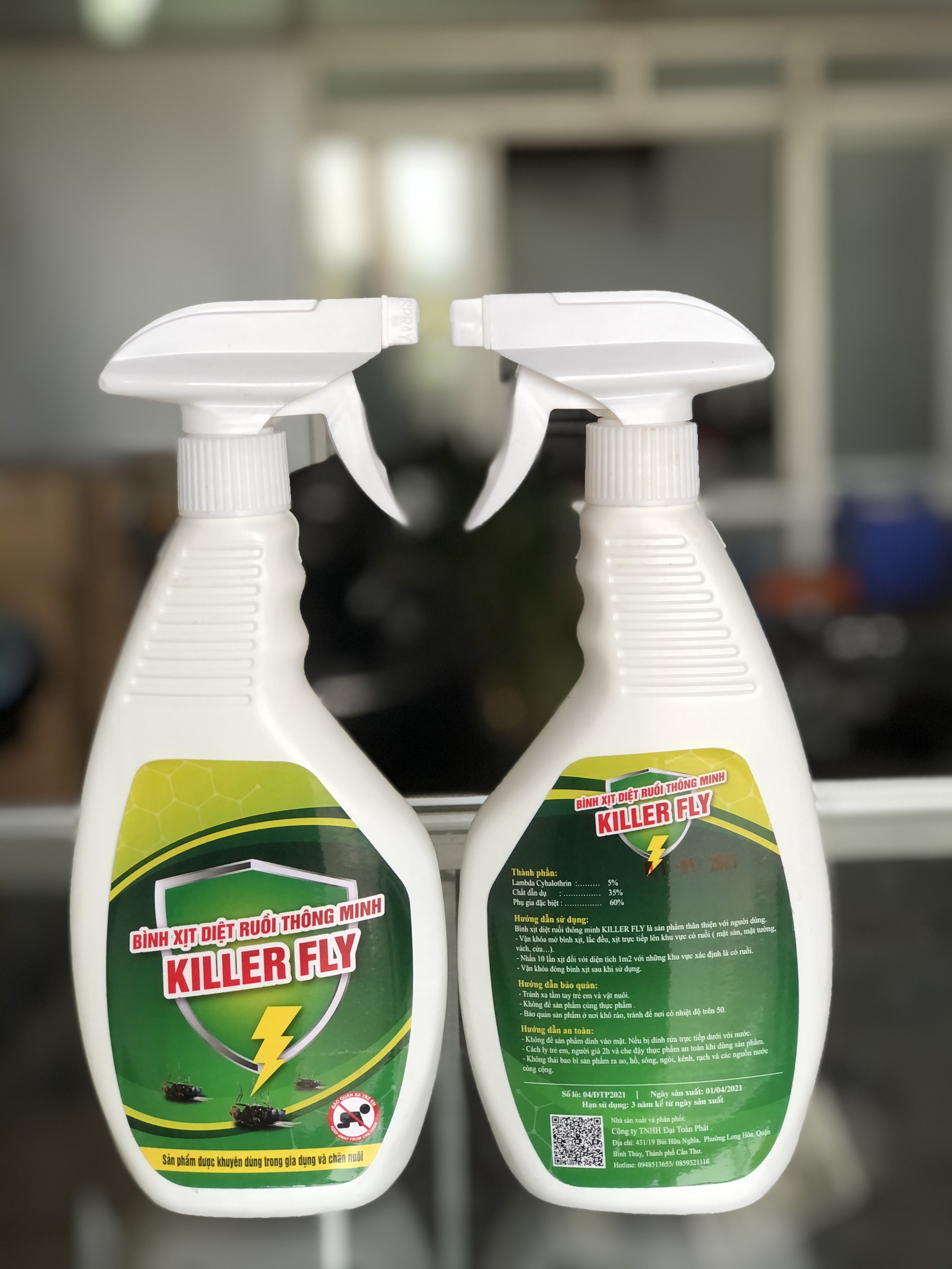 Chai Xịt ruồi thông minh không mùi Killer Fly 500ml