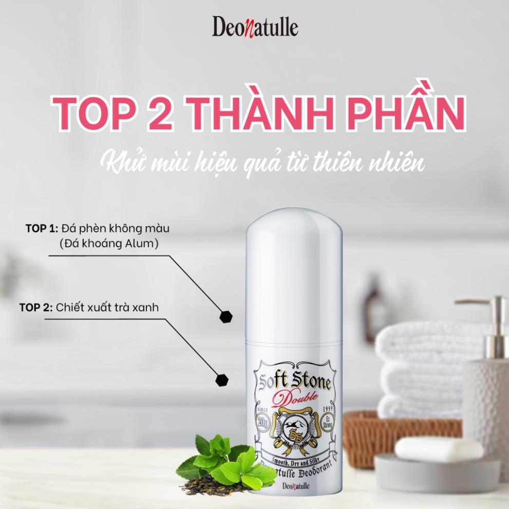 Lăn Khử Mùi Đá Khoáng Deonatulle Làm Sáng Da