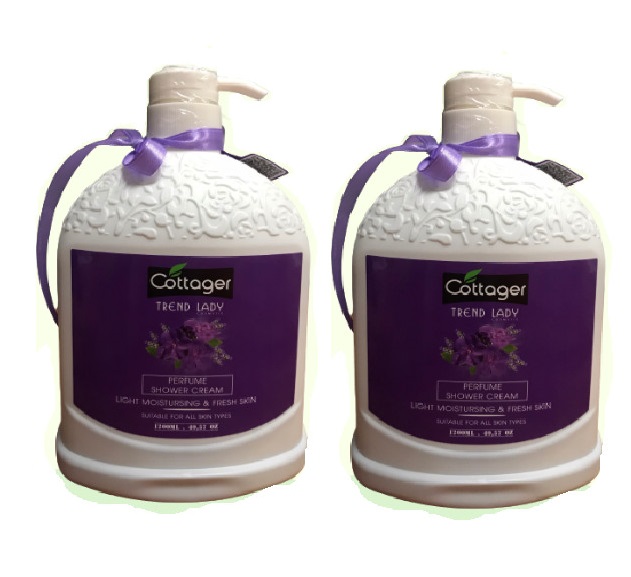 COMBO 2 CHAI Sữa tắm Hương nước hoa Cottage - sữa tắm Cottage Trendlady hương nước hoa , sữa tắm nước hoa cottage Trend lady, sữa tắm trắng cottage