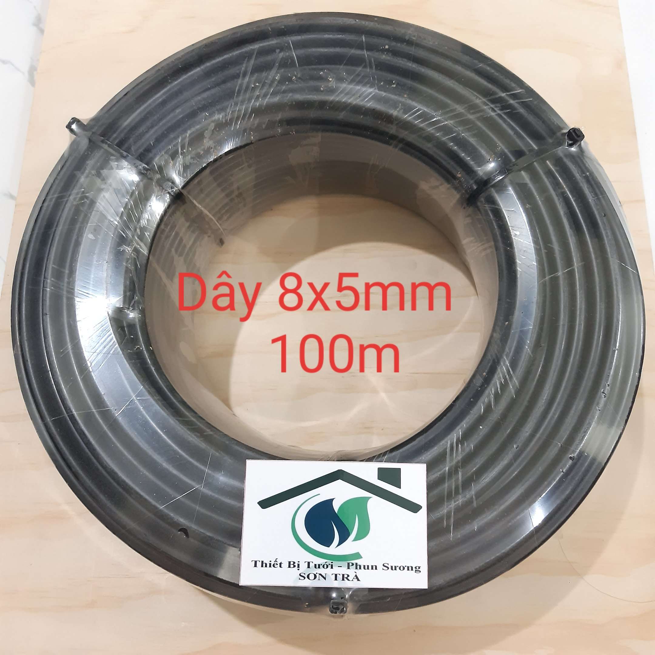 [HCM]Dây phun sương PE đen 8mm- Cuộn 100m