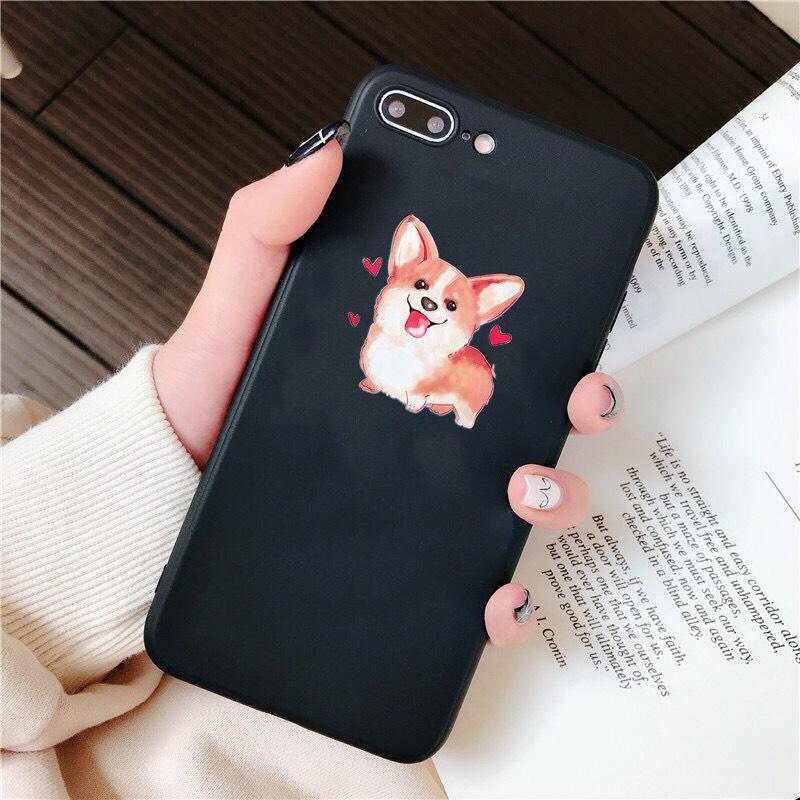 ốp lưng điện thoại iphone hình chó corgi xinh xắn