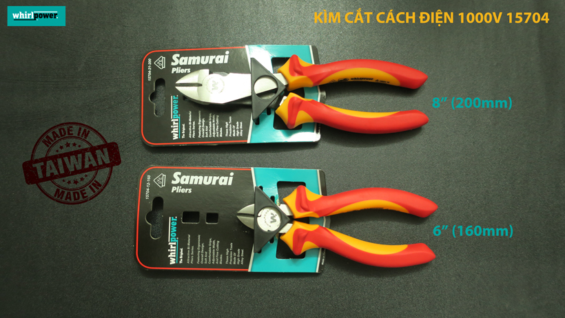 Kìm cắt cách điện 1000V Whirlpower