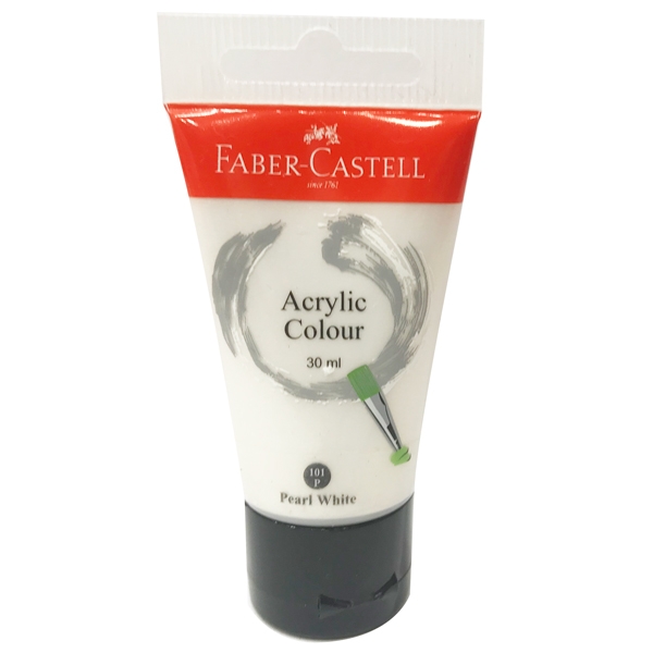Tuýp Màu Vẽ Acrylic 30ml Pearl White