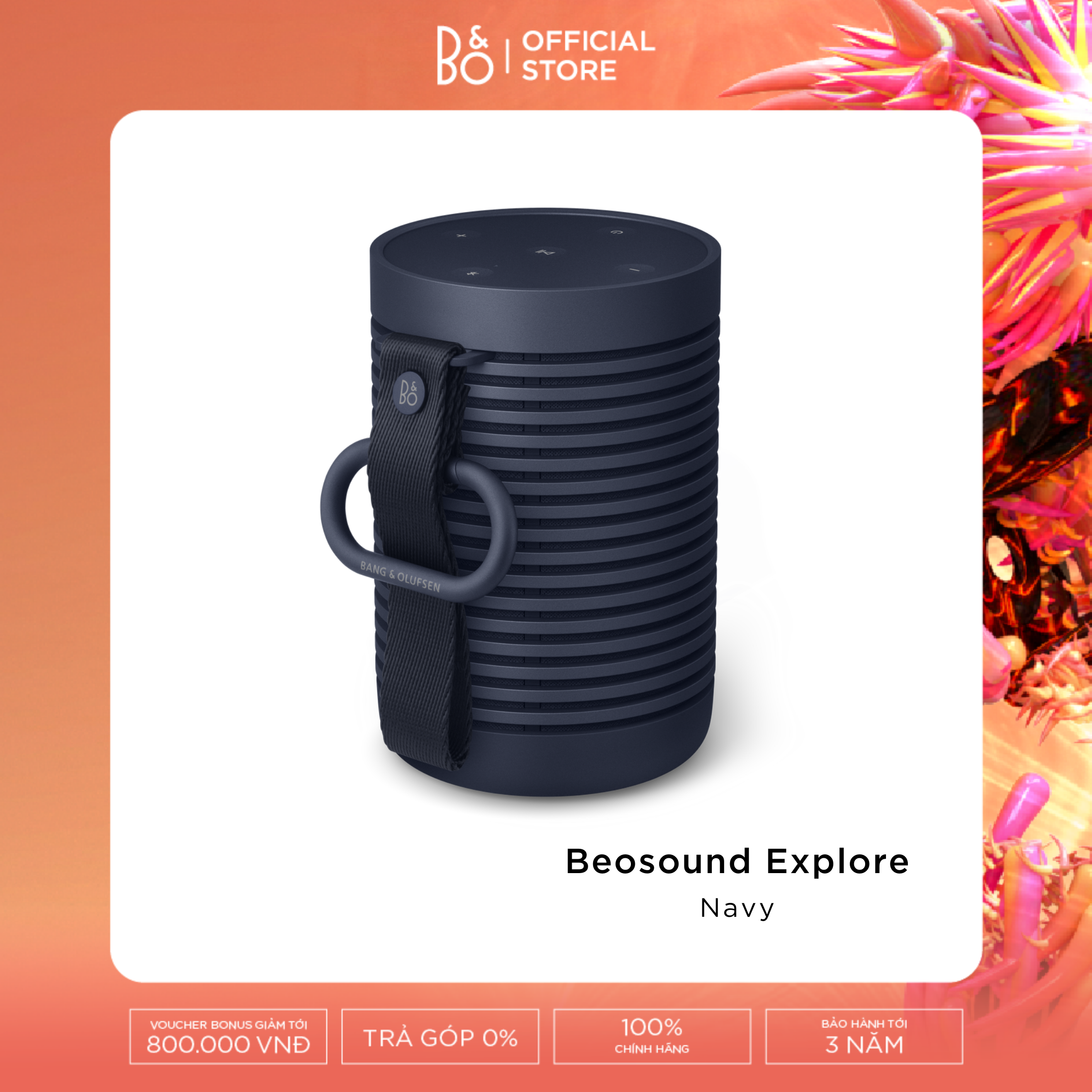 Beosound Explore - Loa du lịch chống nước