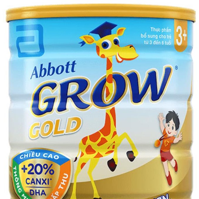 Sữa bột Abbott Grow Gold 3+ lon 900g  cho bé 3 - 6 tuổi -HSD luôn mới