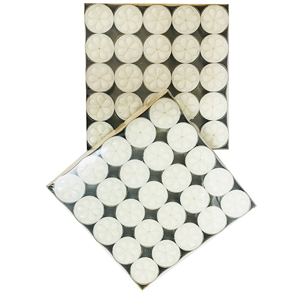 100 VIÊN NẾN LOẠI 1 - TEALIGHT CHÁY ĐỦ 4 TIẾNG (100 viên)