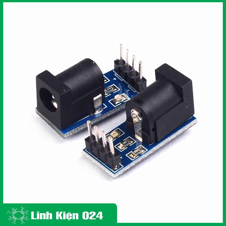 Module nguồn DC 5.5x2.1mm, bo mạch chuyển đổi nguồn DC