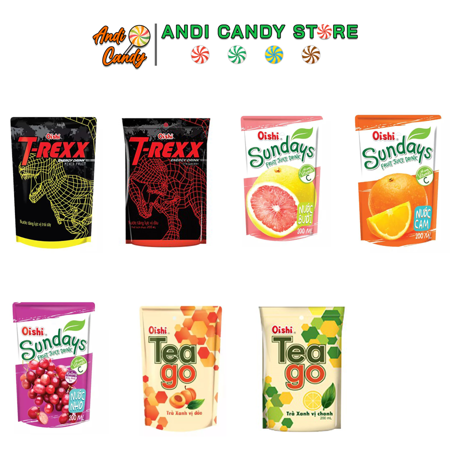 Combo Nước Trái Cây Oishi 10 Túi