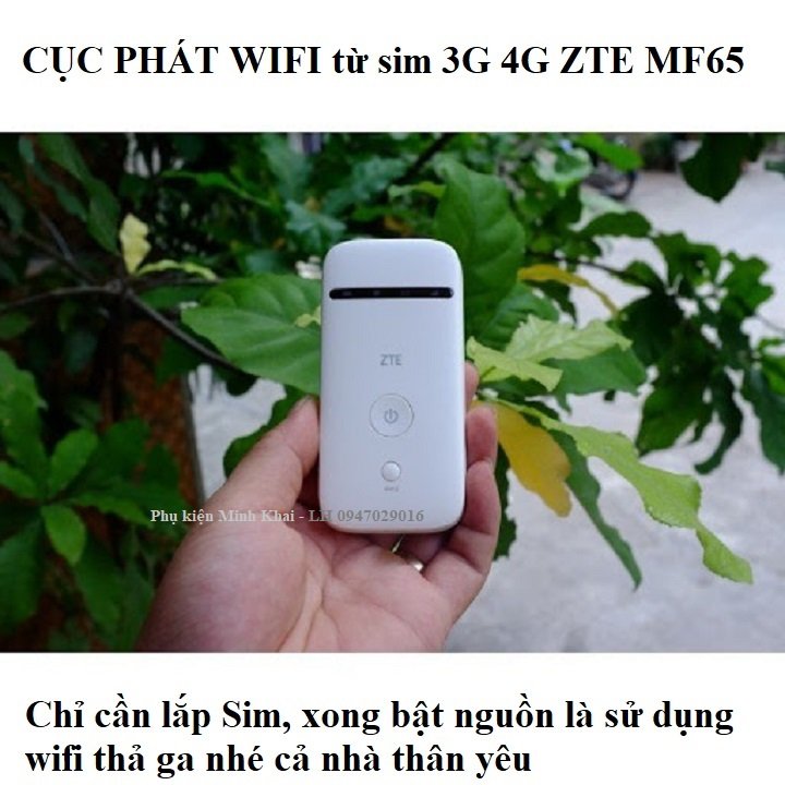CỤC PHÁT WIFI 3G 4G KHÔNG DÂY MF65