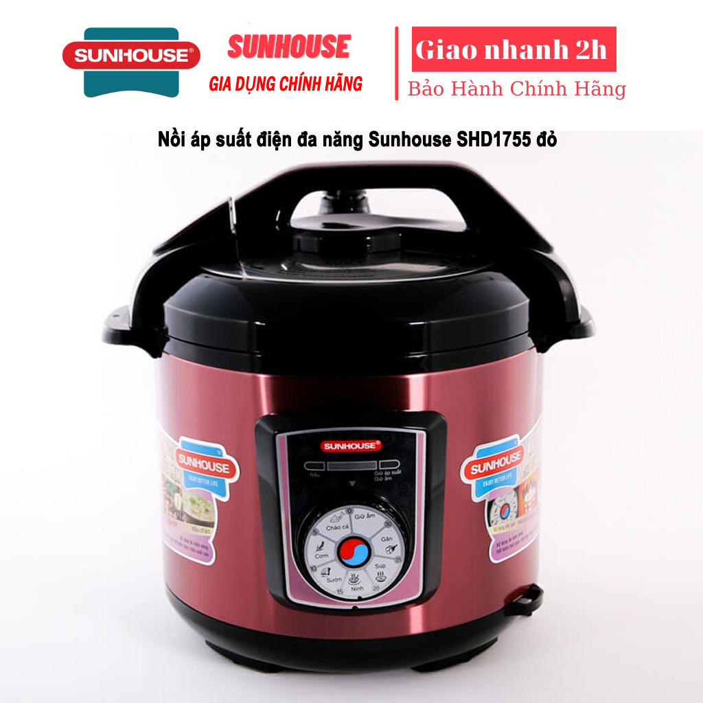 Nồi áp suất điện đa năng sunhouse shd1755