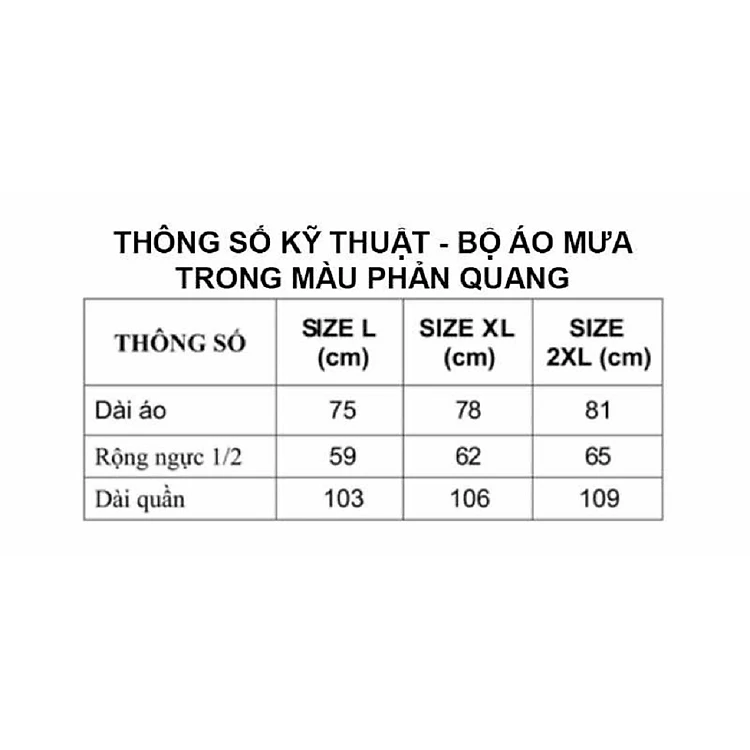 Áo Mưa Bộ (CSGT) Cảnh Sát Giao Thông, Có Phản Quang