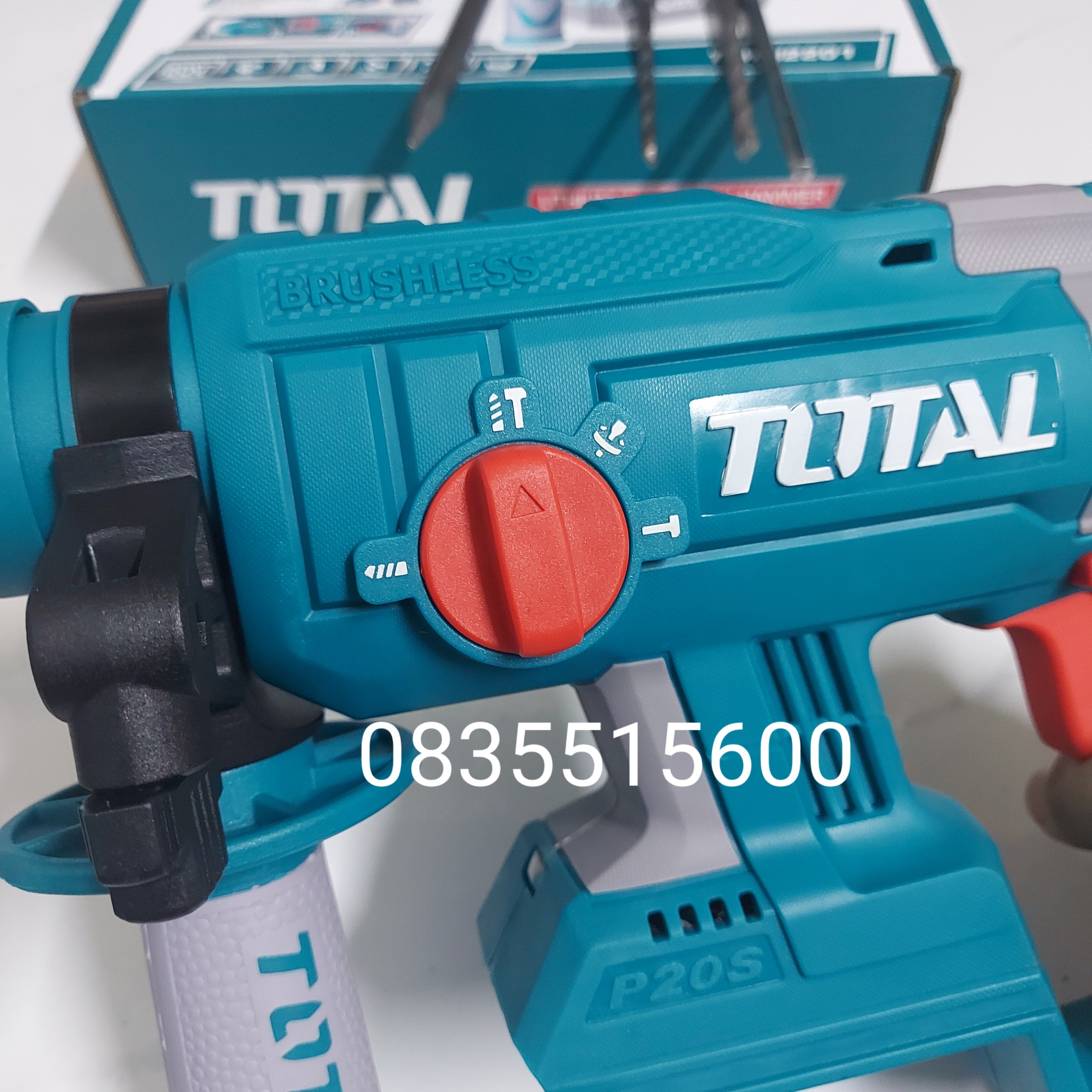 MÁY KHOAN ĐỤC BÊ TÔNG 20V TOTAL TRHLI2201