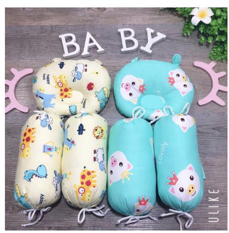 Bộ Gối chặn Bông Sơ sinh cho bé