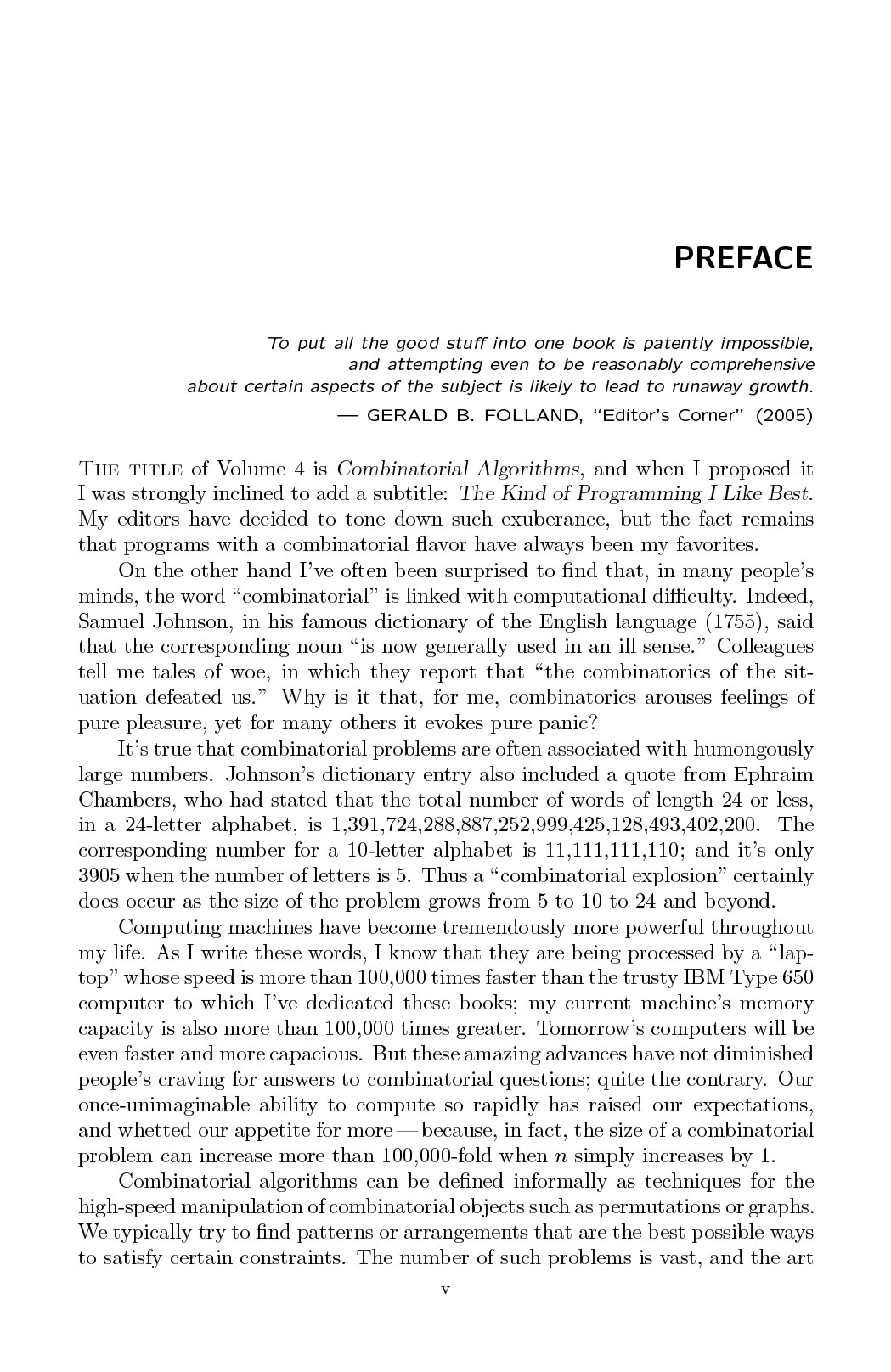 The Art of Computer Programming Volume 4 Part 1- Part 2
