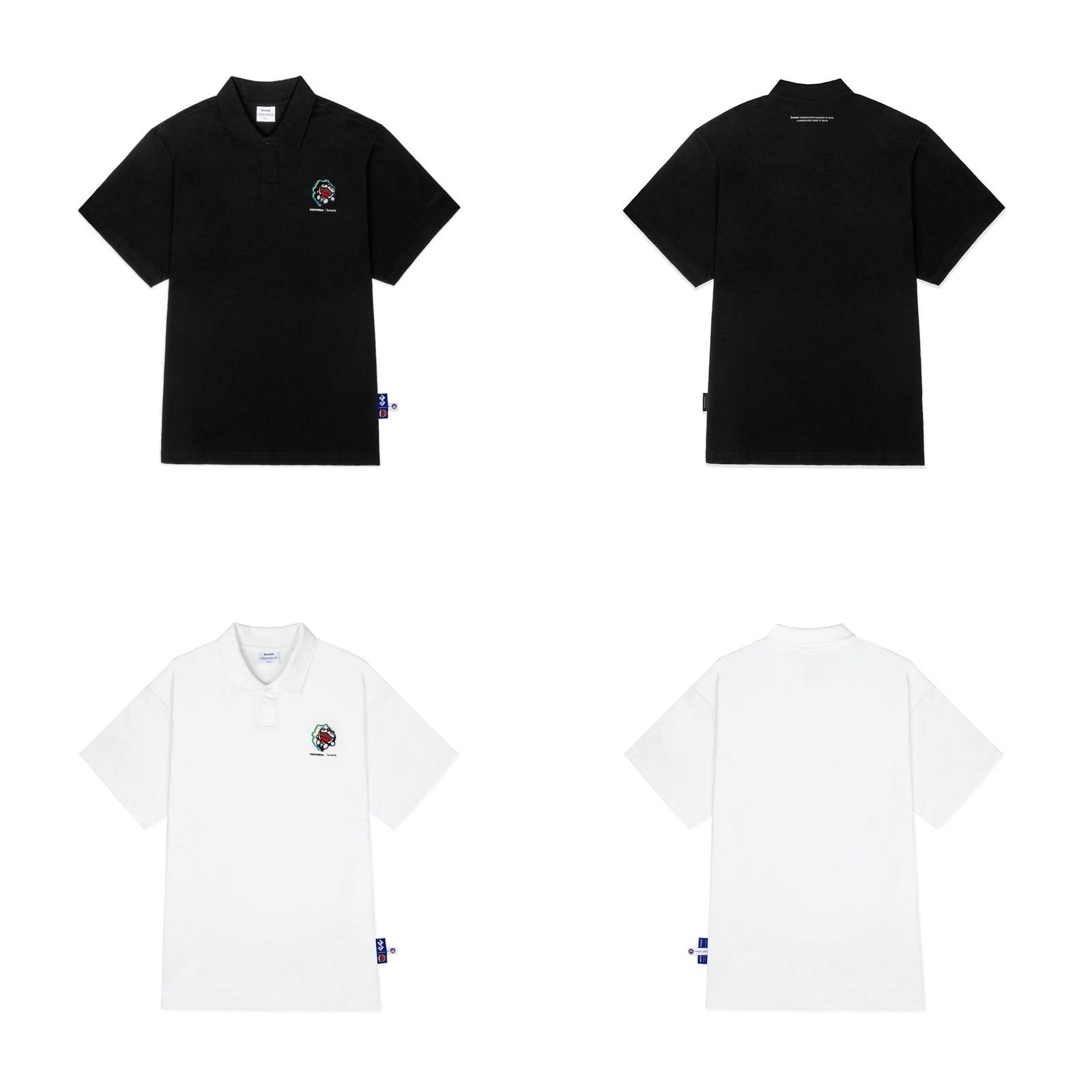 [Hoàn Tiền 15%] Áo Thun Polo Levents Doraemon Unisex Nam Nữ