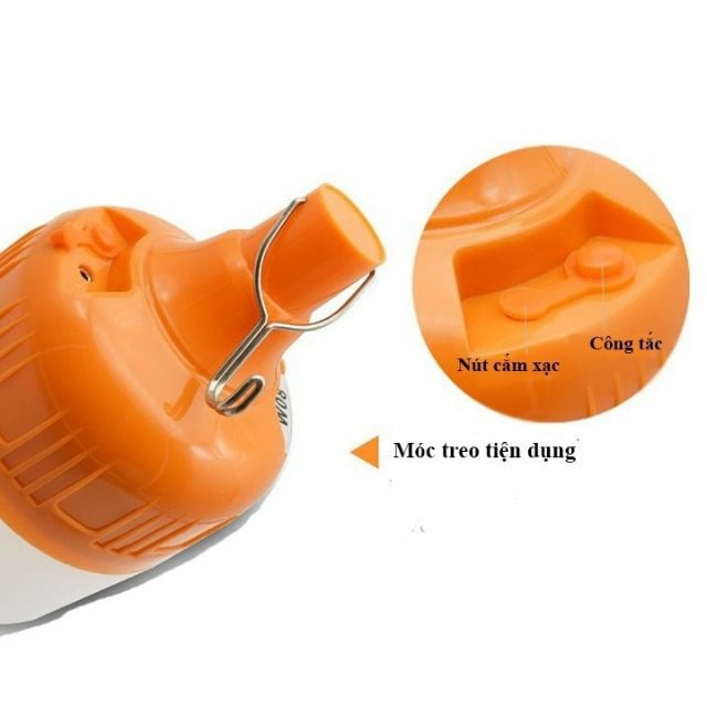 Bóng Đèn Buld Tích Điện 150w SẠc Pin Tiện Dụng